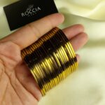 Oxidised bangle set-026