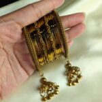 Oxidised karay bangle set-031