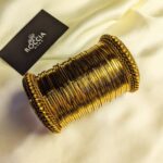 Oxidised karay bangle set-034