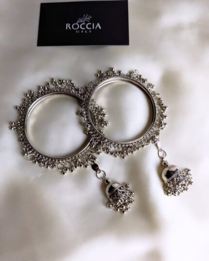 Oxidised karay bangle set-045