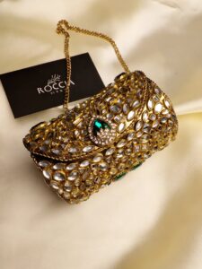 Turkish Kundan Luxury Bridal Clutch