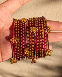 Kashmiri Raindrop Bangles Set-01 - Image 8