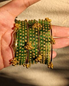 Kashmiri Raindrop Bangles Set-01 - Image 5