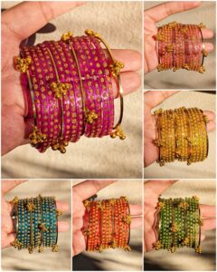 Kashmiri Raindrop Bangles Set-01