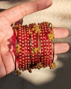 Kashmiri Raindrop Bangles Set-01 - Image 6
