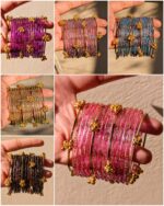 Kashmiri Raindrop Bangles Set-03