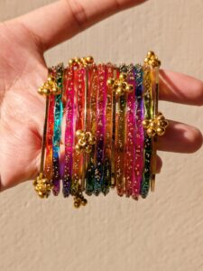 Kashmiri Raindrop Bangles Set-03 - Image 5