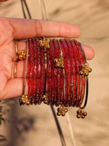 Kashmiri Raindrop Bangles Set-03 - Image 10