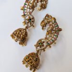 Peacock Polki Ruby Earcuff-001