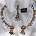 Kundan Sahara Earrings Bindiya Set-035