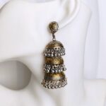 German silver Brass jhumkay-048