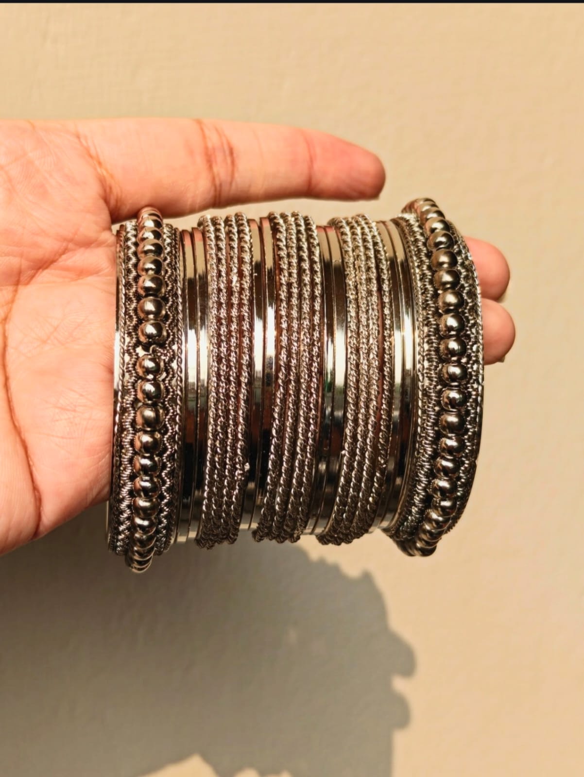 IMG-20260510-WA0023 Oxidised karay bangle set-046 - Image 1