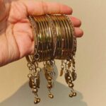 Oxidised karay bangle set-055
