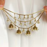 Golden jhumki Saharay-010