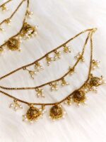 Golden jhumki Saharay-010 - Image 3