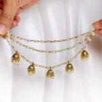 Golden jhumki Saharay-011