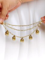 Golden jhumki Saharay-011