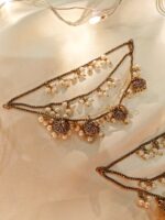 Golden jhumki Saharay-010 - Image 2