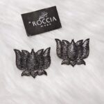 Oxidise Lotus Earrings-62