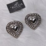 Afghani Silver Earrings-061