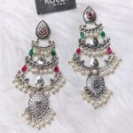 German silver Brass jhumkay-067
