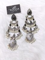 German silver Brass jhumkay-067 - Image 2