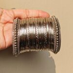 Oxidised karay bangle set-051