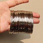 Oxidised karay bangle set-057