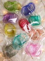 Original Glass Jelly Bangles Set-005