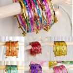 Original Glass Jelly Kashmiri Bangles  Set-006
