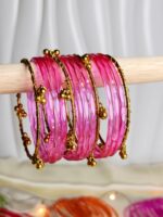 Original Glass Jelly Kashmiri Bangles  Set-006 - Image 10