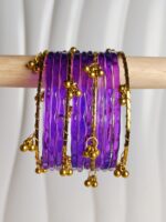 Original Glass Jelly Kashmiri Bangles  Set-006 - Image 9