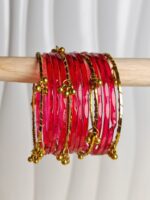Original Glass Jelly Kashmiri Bangles  Set-006 - Image 4