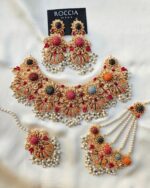 Nauvratan Heavy Choker Set-039