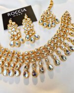 Kundan White Choker Set-027 - Image 2