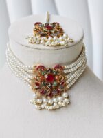 Nauvratan Choker Set-047 - Image 3
