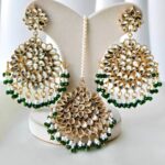 Farshi Kundan Bindiya Earrings-024