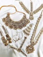 Indian Kundan Necklace Set-014