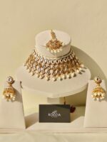 Indian Kundan Necklace Set-012
