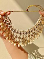 Indian Kundan Necklace Set-012 - Image 4