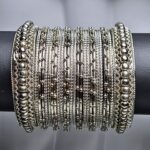 Oxidised karay bangle set-046