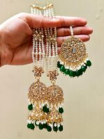 Kundan Sahara Earrings Bindiya Set-068