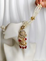 Kundan Sahara Earrings Bindiya Set-068 - Image 2