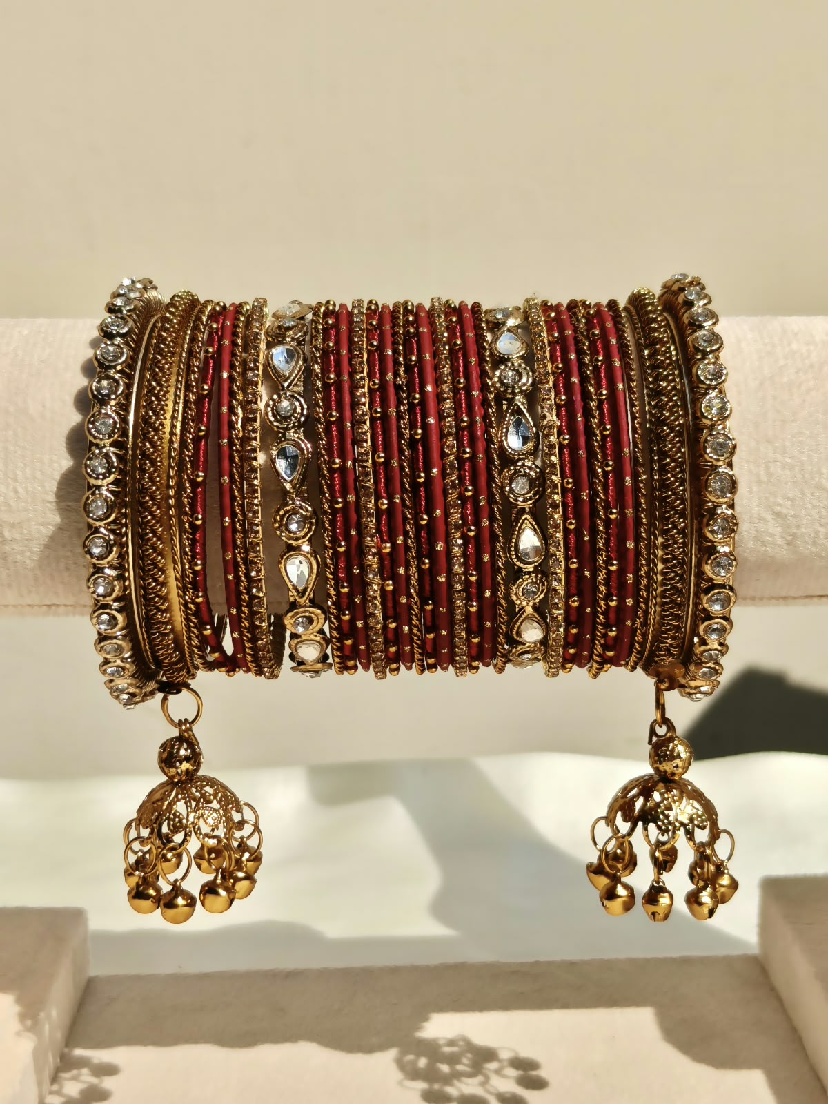 WhatsApp Image 2026-10-20 at 20.11.10 Bridal Kundan Bangles - 038 - Image 1