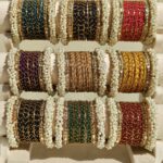 Gajra Kundan Bangles - 041