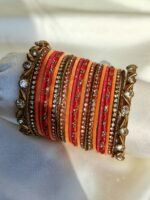 Kundan Bangles Set - 046