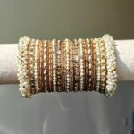 Gajra Kundan Bangles - 043