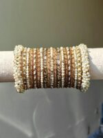 Gajra Kundan Bangles - 043